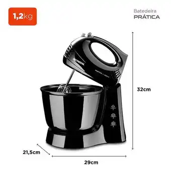 Lojas Koerich Batedeira turbo 3 velocidades b-44-b mondial - preto oferta