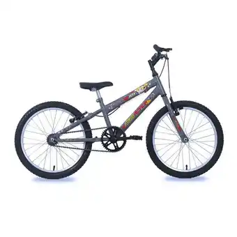 Bicicleta infantil free action joy aro 20 - grafite