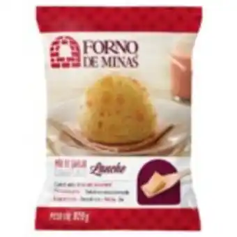 Pao de queijo forno de minas 820g lanche