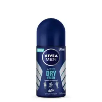 Carvalho Supermercado Desodorante roll-on nivea dry fresh masculino 50ml oferta