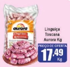 Higa's Supermercado Linguiça Toscana Aurora Kg oferta