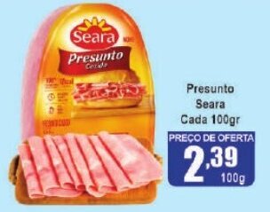 Higa's Supermercado Presunto Seara Cada 100gr oferta