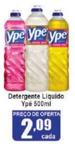 Higa's Supermercado Detergente Liquido Ype 500ml oferta