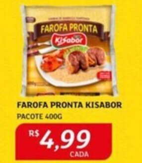 Assaí Atacadista FAROFA PRONTA KISABOR PACOTE 400G oferta