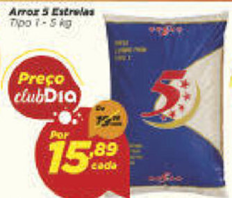 Dia Arroz 5 Estrelas tipo 1 5kg oferta