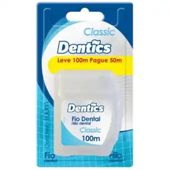Fio dental dentics classic embalagem leve 100m pague 50m