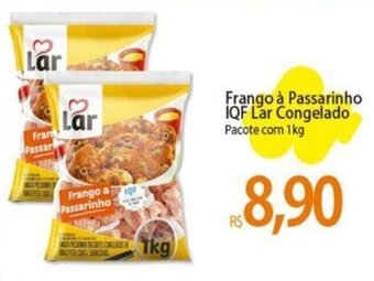 Atacadão Frango à Passarinho IQF Lar Congelado Pacote com 1kg oferta