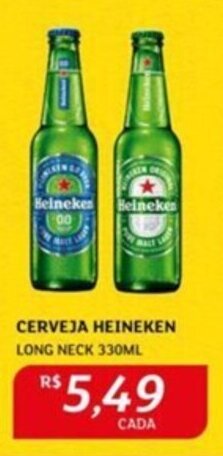 Assaí Atacadista CERVEJA HEINEKEN LONG NECK 330ML oferta
