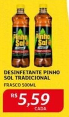 Assaí Atacadista DESINFETANTE PINHO SOL TRADICIONAL FRASCO 500ML oferta