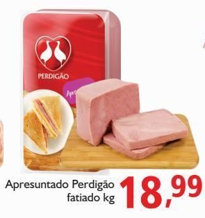Apresuntado perdigão fatiado kg