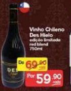 Supermercados Princesa Vinho chileno des hielo 750ml oferta