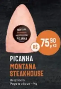 Tenda Atacado Picanha montana steakhouse resfriada peça a vácuo kg oferta