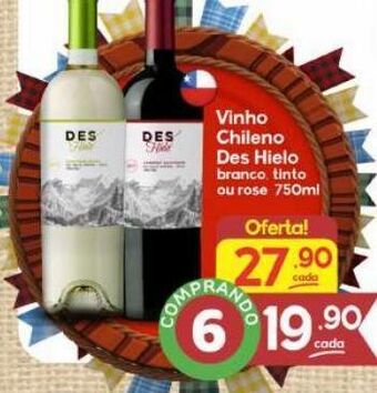 Supermercados Princesa Vinho chileno des hielo 750ml oferta