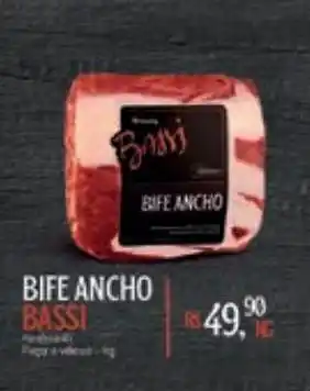 Tenda Atacado Bife ancho bassi resfriada peça a vácuo kg oferta