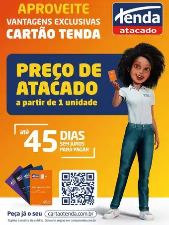 Tenda Atacado Preço de atacado a partir de 1 unidade oferta