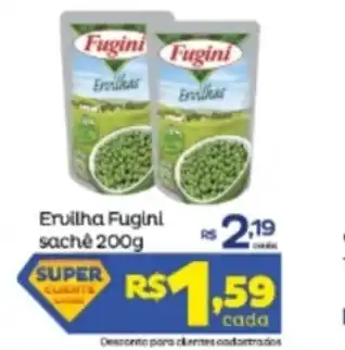 Super Lagoa Ervilha Fugini Sache 200g oferta