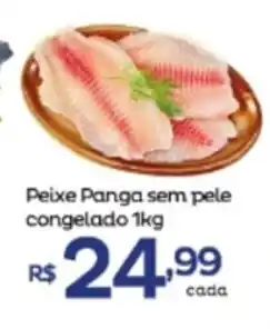 Peixe panga sem pele congelado 1kg