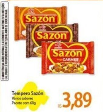 Atacadão Tempero Sazón Vários sabores Pacote com 60g oferta