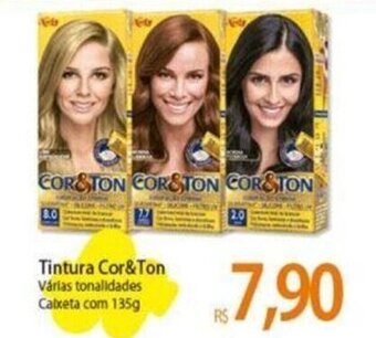Atacadão Tintura Cor&Ton Várias tonalidades Caixeta com 135g oferta