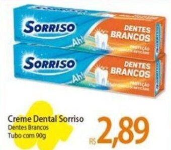 Atacadão Creme Dental Sorriso Dentes Brancos Tubo com 90g oferta
