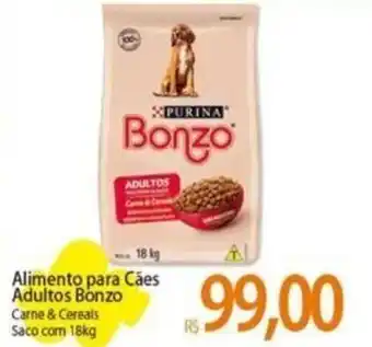 Atacadão Alimento para Cães Adultos Bonzo 18kg oferta