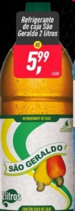 Refrigerante de Caju Sao Geraldo 2L