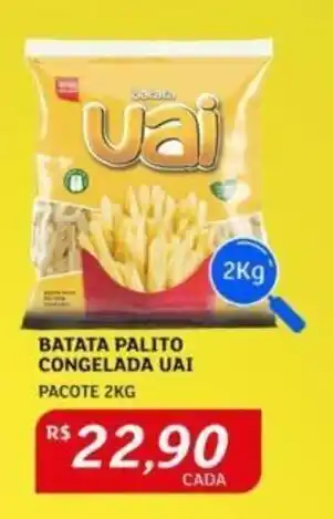 Assaí Atacadista BATATA PALITO CONGELADA UAI PACOTE 2KG oferta