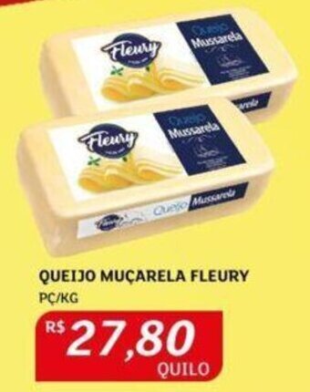 Assaí Atacadista QUEIJO MUÇARELA FLEURY PC/KG oferta