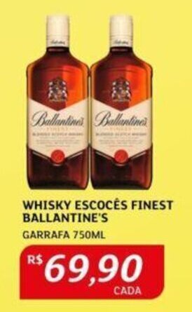 Assaí Atacadista WHISKY ESCOCÊS FINEST BALLANTINE'S GARRAFA 750ML oferta