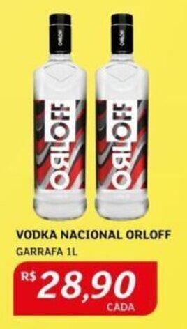 Assaí Atacadista VODKA NACIONAL ORLOFF GARRAFA IL oferta