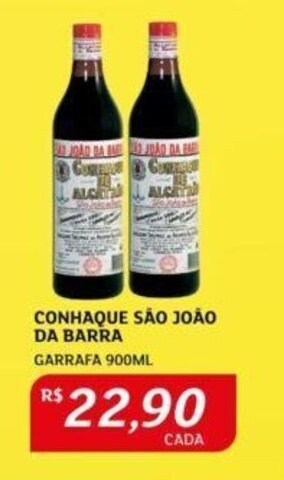 Assaí Atacadista CONHAQUE SÃO JOÃO DA BARRA GARRAFA 900ML oferta