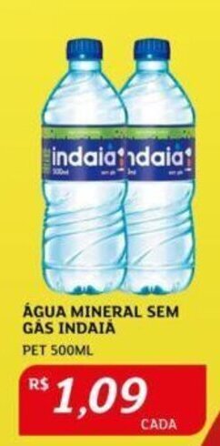Assaí Atacadista ÁGUA MINERAL SEM GAS INDAIÁ PET 500ML oferta