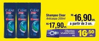 Fort Atacadista Shampoo Clear Anticaspa 200ml oferta