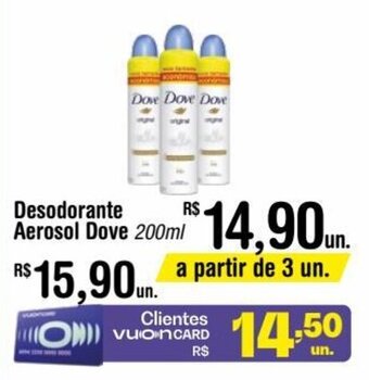 Fort Atacadista Desodorante Aerosol Dove 200ml oferta