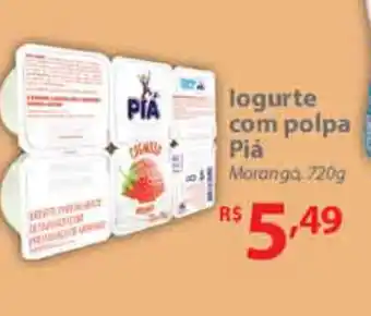 iogurte com polpa Pia 720g
