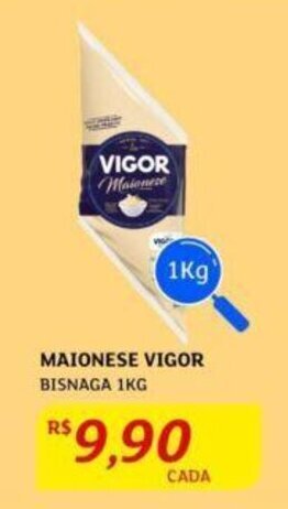 Assaí Atacadista MAIONESE VIGOR BISNAGA 1KG oferta