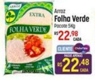 Muffato Arroz Folha Verde Pacote 5kg oferta