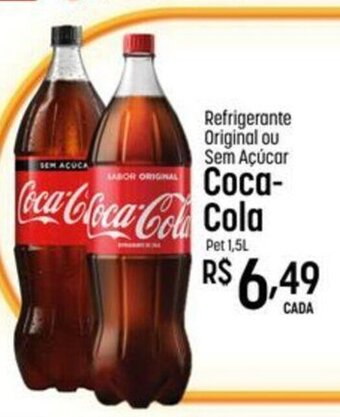 Muffato Refrigerante Original ou Sem Açúcar Coca Cola pet 1.5L oferta