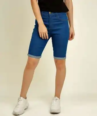 Marisa Bermuda jeans feminina barra dobrada marisa oferta