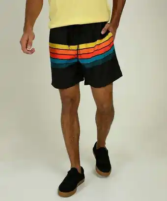Marisa Bermuda masculina surf estampa listras duomo oferta