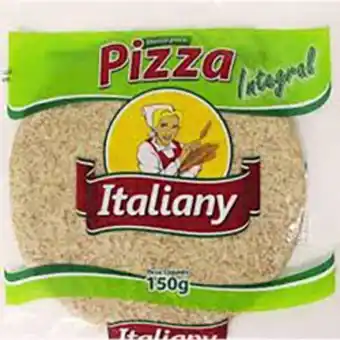 Massa pizza italiany 150g integral