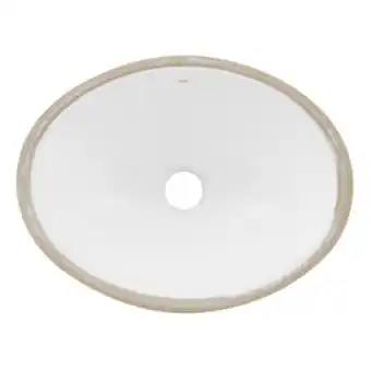 Leroy Merlin Cuba de embutir cerâmica oval l59.17 14,5x39x30,5 cm branca deca oferta