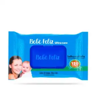 Lenço umedecido bebê feliz c/120