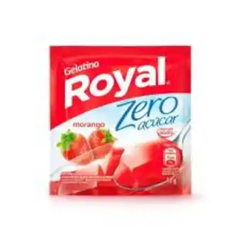 Mega Box Gelatina em pó royal zero morango sachê 12 g oferta