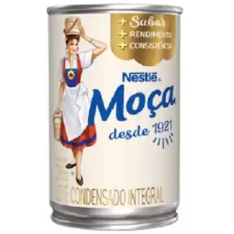Leite condensado moça integral lata 395g