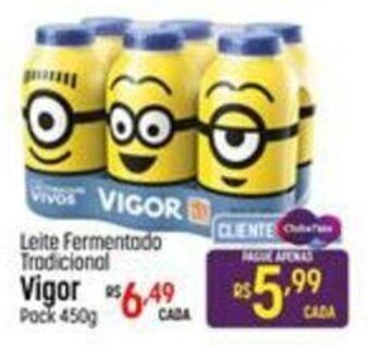 Muffato Leite Fermentado Tradicional Vigor Pack 450g oferta