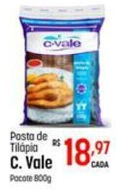 Muffato Posta de Tilápia C.Vale pacote 800g oferta