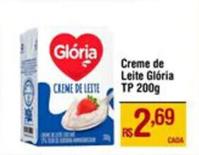 Max Atacadista Creme de Leite Glória TP 200g oferta