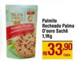 Max Atacadista Palmito Recheado Palma D'oro Sache 1,1Kg oferta