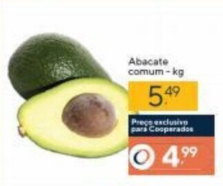 Coop Abacate Comum 1kg oferta